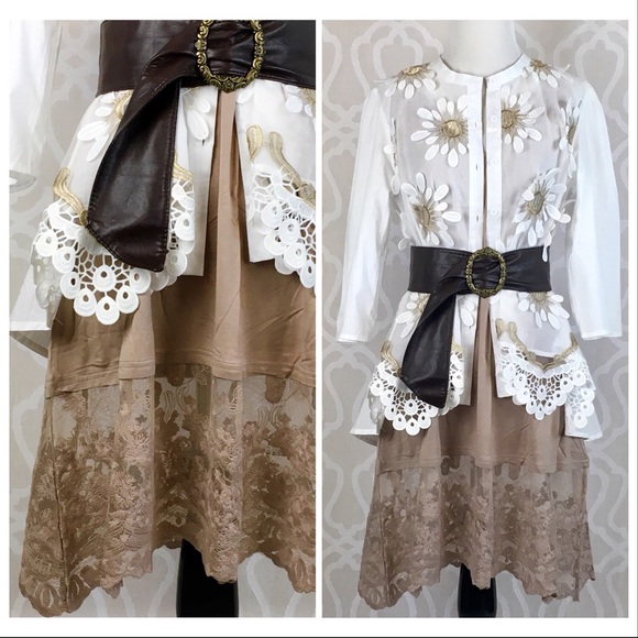 Layering Mocha Lace Slip Dress - Picture 7 of 8